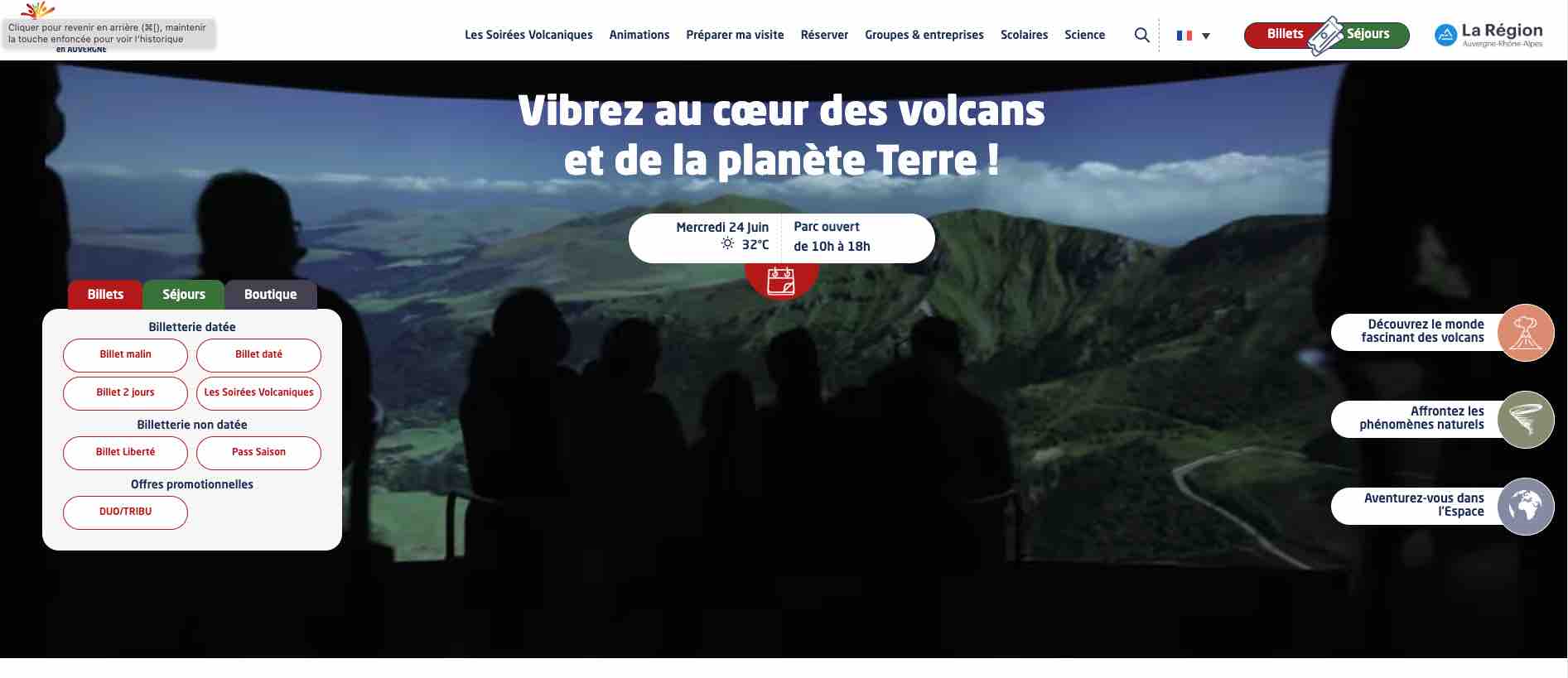 Code promo Vulcania